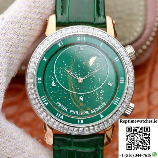 Patek Philippe Grand Complications 5102Pr Tw Factory Green Dial-Rep Time Watches