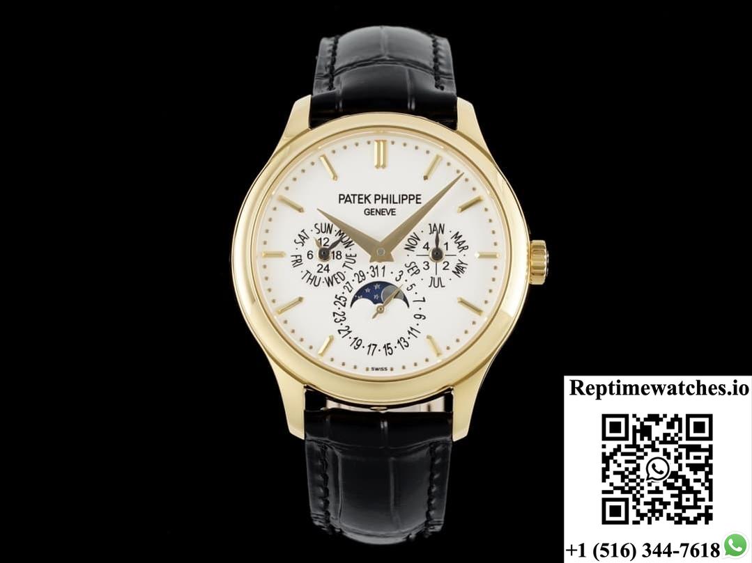 Patek Philippe Grand Complications 5140J-001 3K Factory Gold Color Bezel-Rep Time Watches