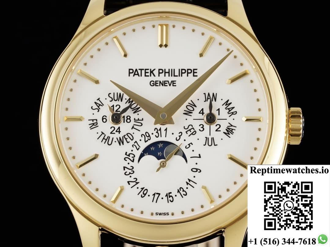 Patek Philippe Grand Complications 5140J-001 3K Factory Gold Color Bezel-Rep Time Watches