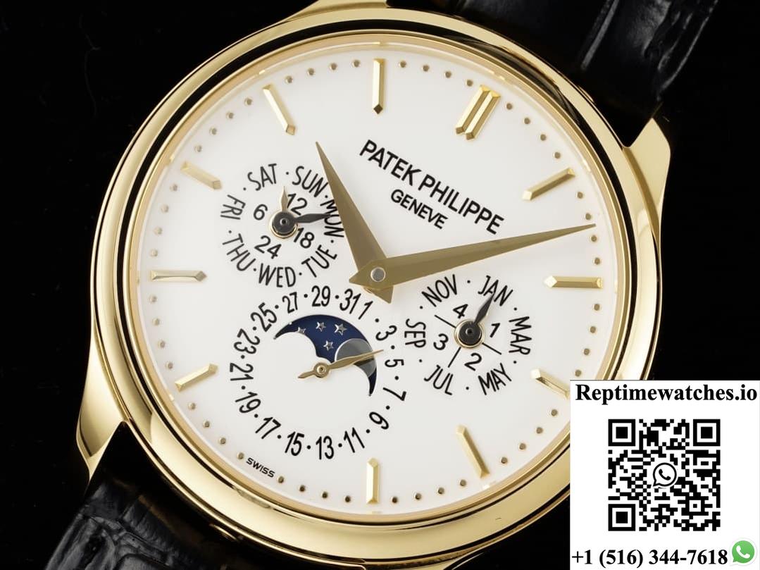 Patek Philippe Grand Complications 5140J-001 3K Factory Gold Color Bezel-Rep Time Watches