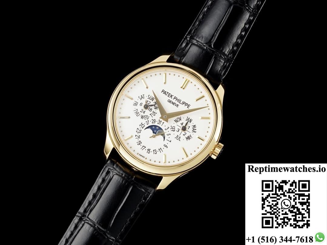Patek Philippe Grand Complications 5140J-001 3K Factory Gold Color Bezel-Rep Time Watches