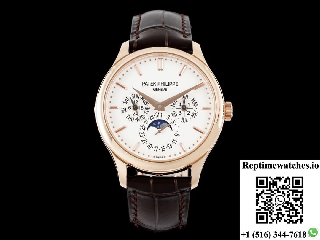 Patek Philippe Grand Complications 5140R-011 3K Factory Dual Time Zone-Rep Time Watches