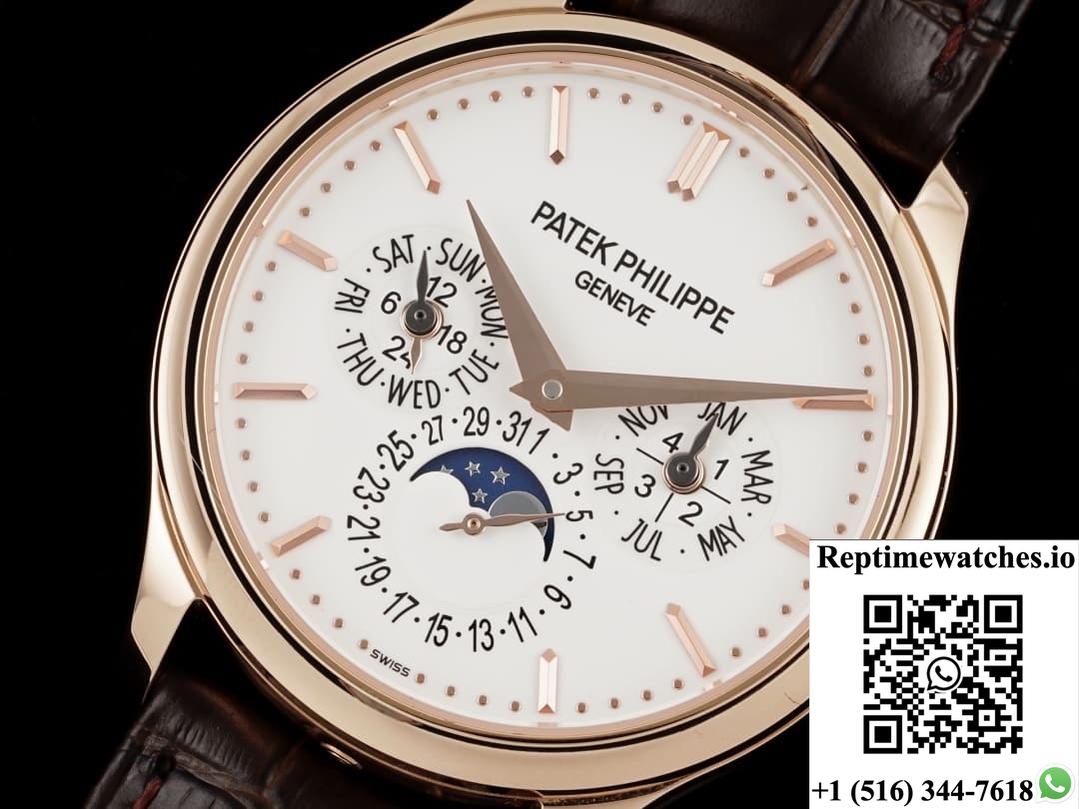 Patek Philippe Grand Complications 5140R-011 3K Factory Dual Time Zone-Rep Time Watches
