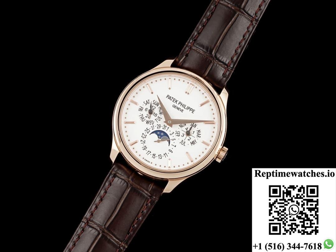 Patek Philippe Grand Complications 5140R-011 3K Factory Dual Time Zone-Rep Time Watches