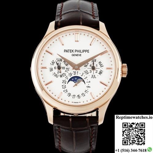 Patek Philippe Grand Complications 5140R-011 3K Factory Dual Time Zone-Rep Time Watches