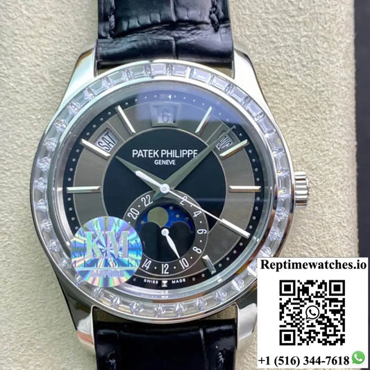 Patek Philippe Grand Complications 5205G KM Factory Diamond Bezel - Watches