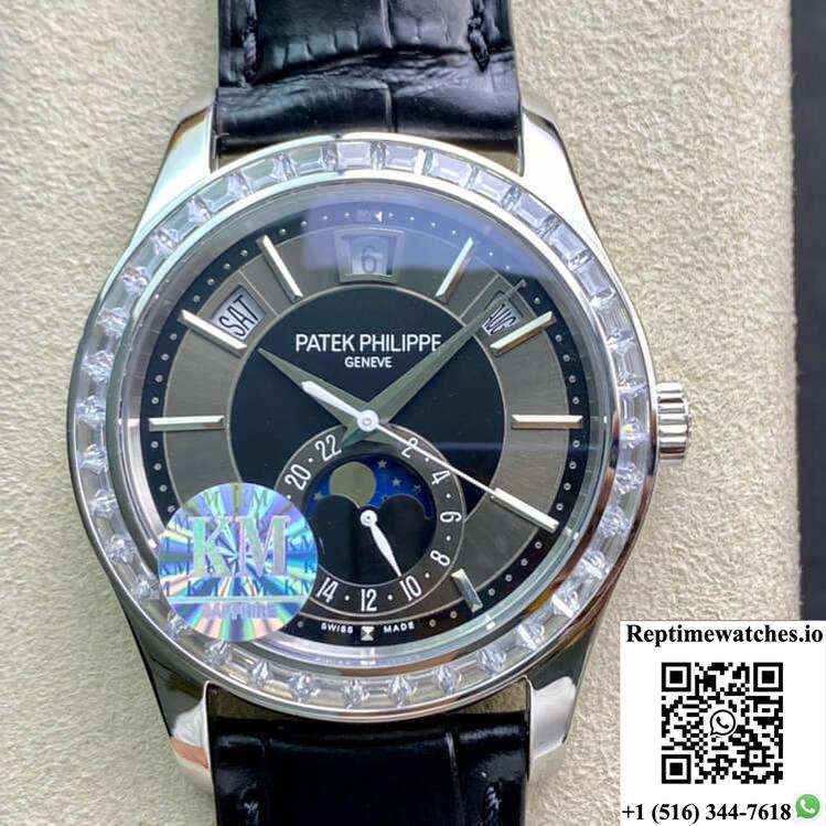 Patek Philippe Grand Complications 5205G Km Factory Diamond Bezel-Rep Time Watches