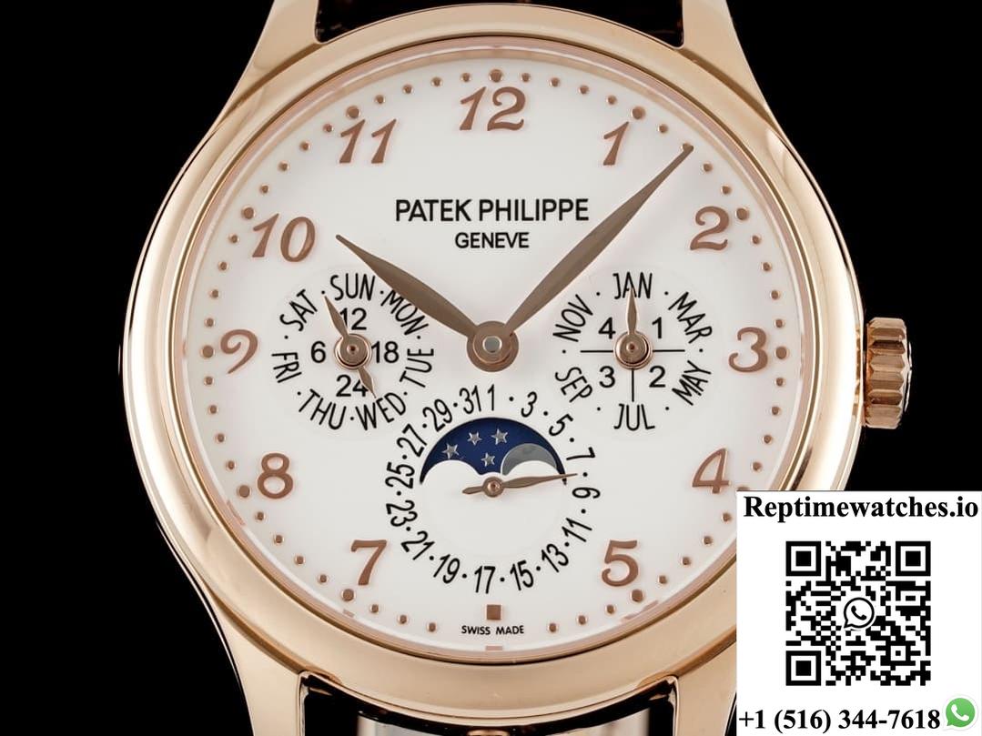Patek Philippe Grand Complications 5327R-001 3K Factory Ivory White Dial-Rep Time Watches