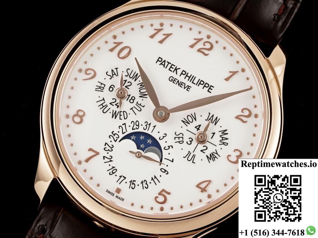 Patek Philippe Grand Complications 5327R-001 3K Factory Ivory White Dial-Rep Time Watches
