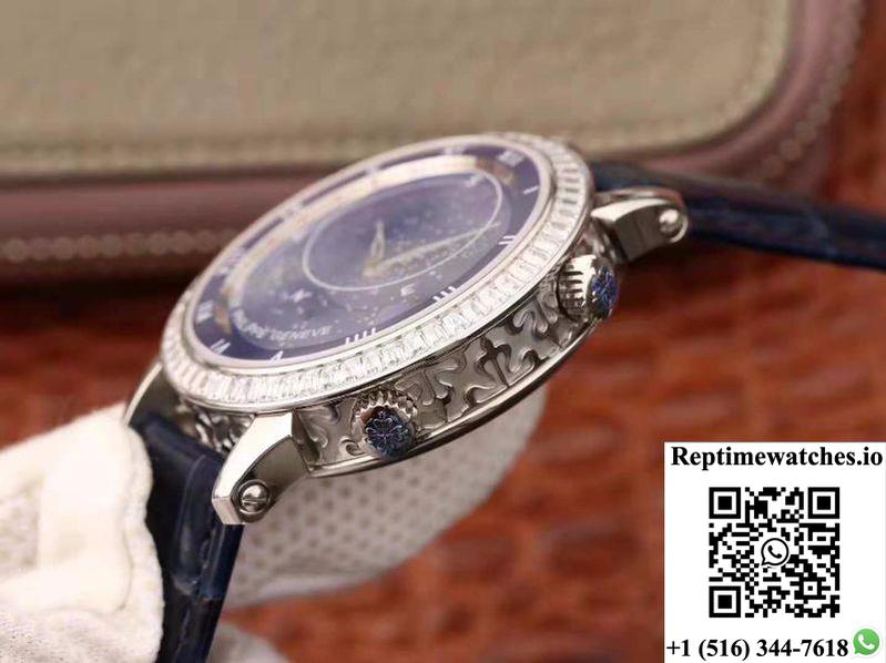 Patek Philippe Grand Complications Sky Moon Celestial 5102G Tw Factory Blue Dial-Rep Time Watches
