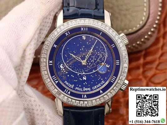Patek Philippe Grand Complications Sky Moon Celestial 5102G TW Factory Blue Dial - Watches