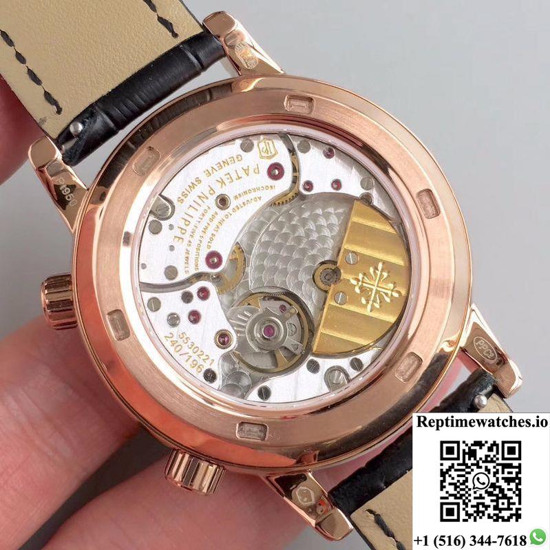 Patek Philippe Grand Complications Sky Moon Celestial 6102R-001 Tw Factory Black Dial-Rep Time Watches