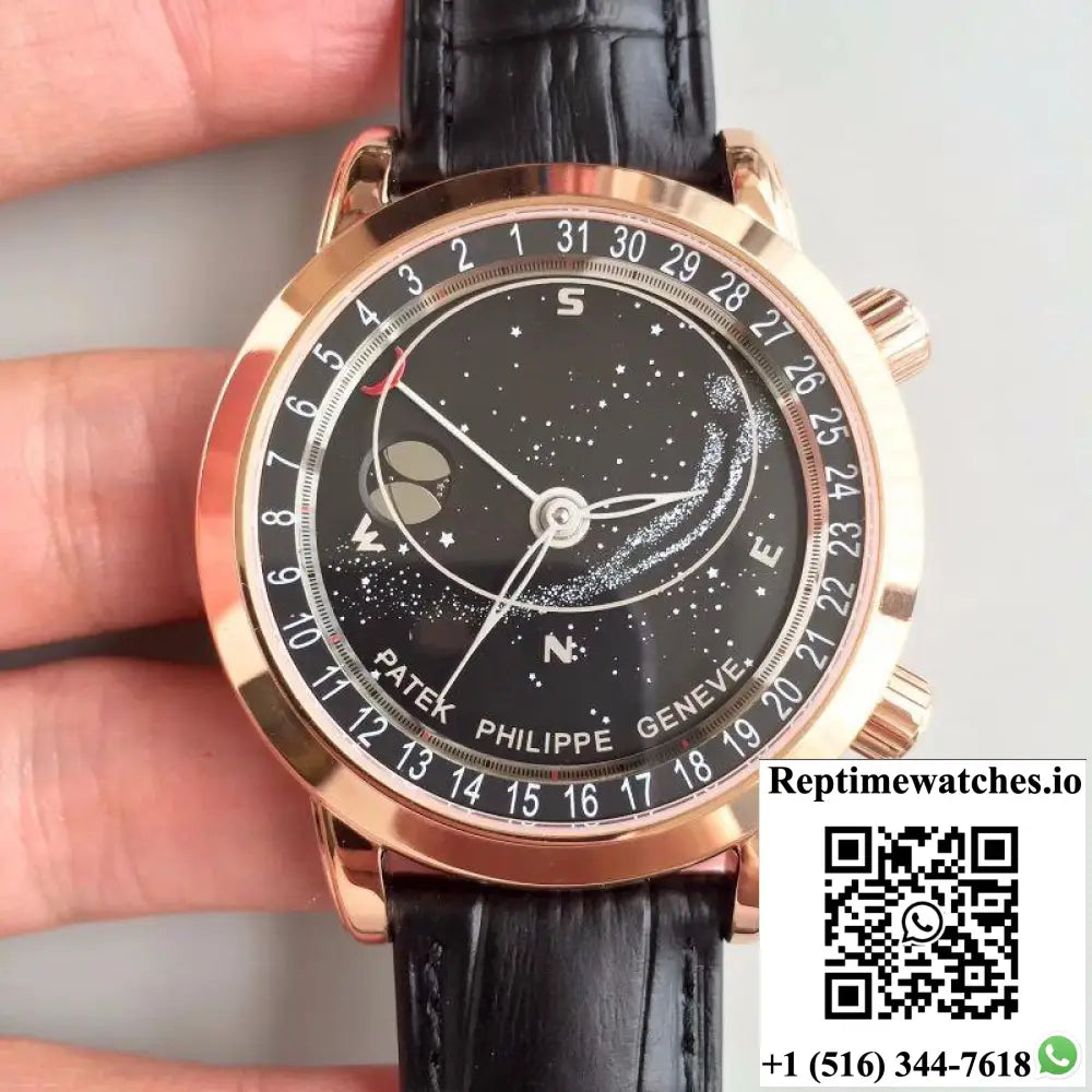 Patek Philippe Grand Complications Sky Moon Celestial 6102R-001 TW Factory Black Dial - Watches