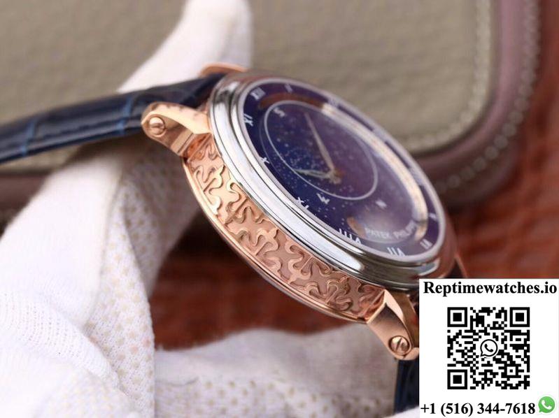 Patek Philippe Grand Complications Sky Moon Celestial Rose Gold 5102Pr-001 Tw Factory Blue Dial-Rep Time Watches