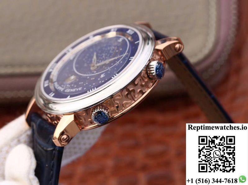 Patek Philippe Grand Complications Sky Moon Celestial Rose Gold 5102Pr-001 Tw Factory Blue Dial-Rep Time Watches