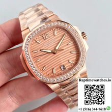 Patek Philippe Ladies Nautilus 7118/1200R PF Factory Rose Gold Dial - Watches