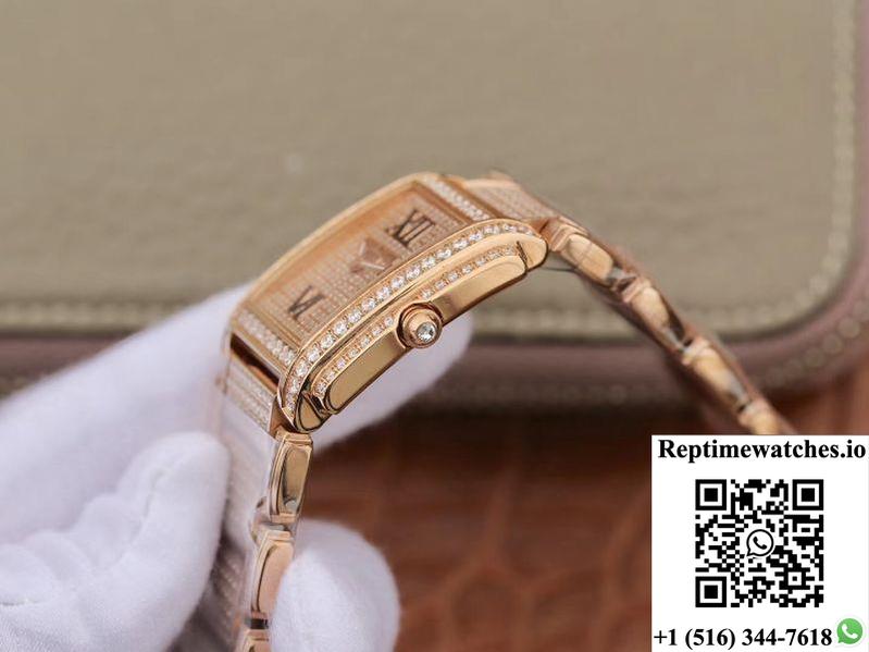 Patek Philippe Ladies Twenty-4 4908/50R-012 Rose Gold Diamond Dial-Rep Time Watches
