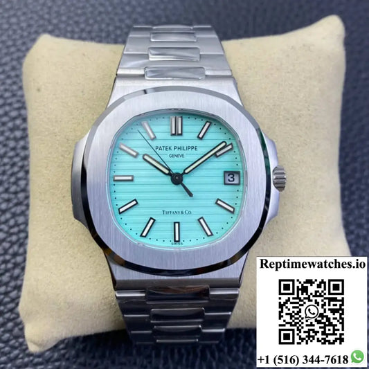 Patek Philippe Nautilus 5711/1A-018 3K Factory Tiffany Blue Dial - Watches