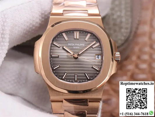 Patek Philippe Nautilus 5711/1R-001 PPF Factory V4 Rose Gold Brown Dial AI Factory