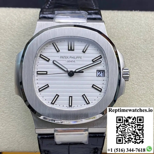 Patek Philippe Nautilus 5711 3K Factory White Dial - Watches
