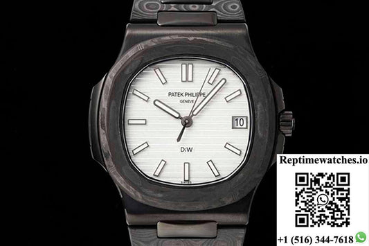 Patek Philippe Nautilus 5711 Diw White Dial-Rep Time Watches