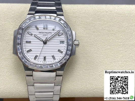 Patek Philippe Nautilus 5711 GR Factory Diamond Bezel