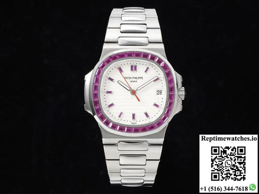 Patek Philippe Nautilus 5711 GR Factory Purple Diamond Dial - Watches