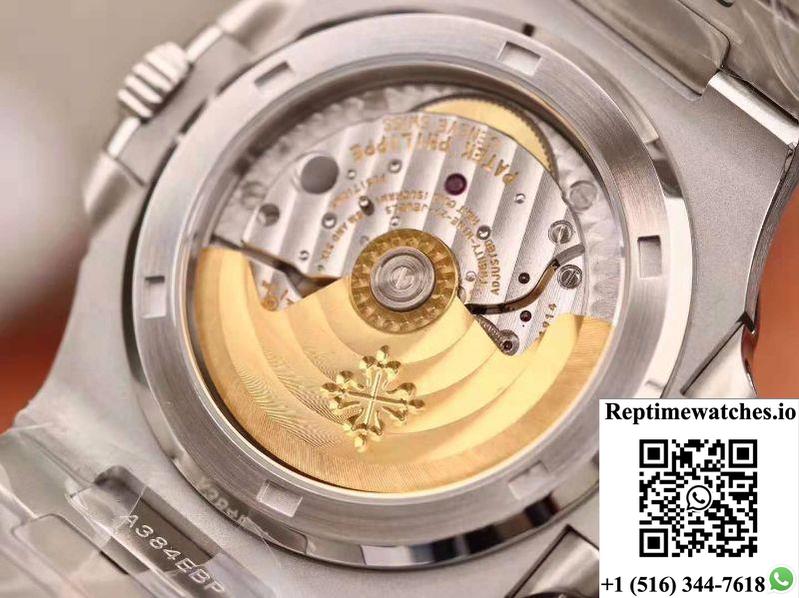 Patek Philippe Nautilus 5711 Pf Factory Diamond Bezel Blue Dial-Rep Time Watches