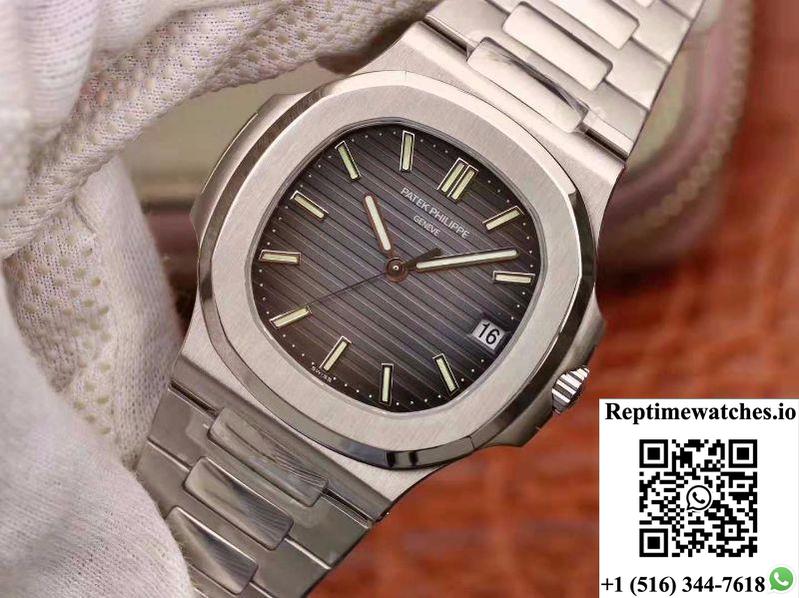 Patek Philippe Nautilus 5711 Pf Factory V2 Anthracite Dial-Rep Time Watches