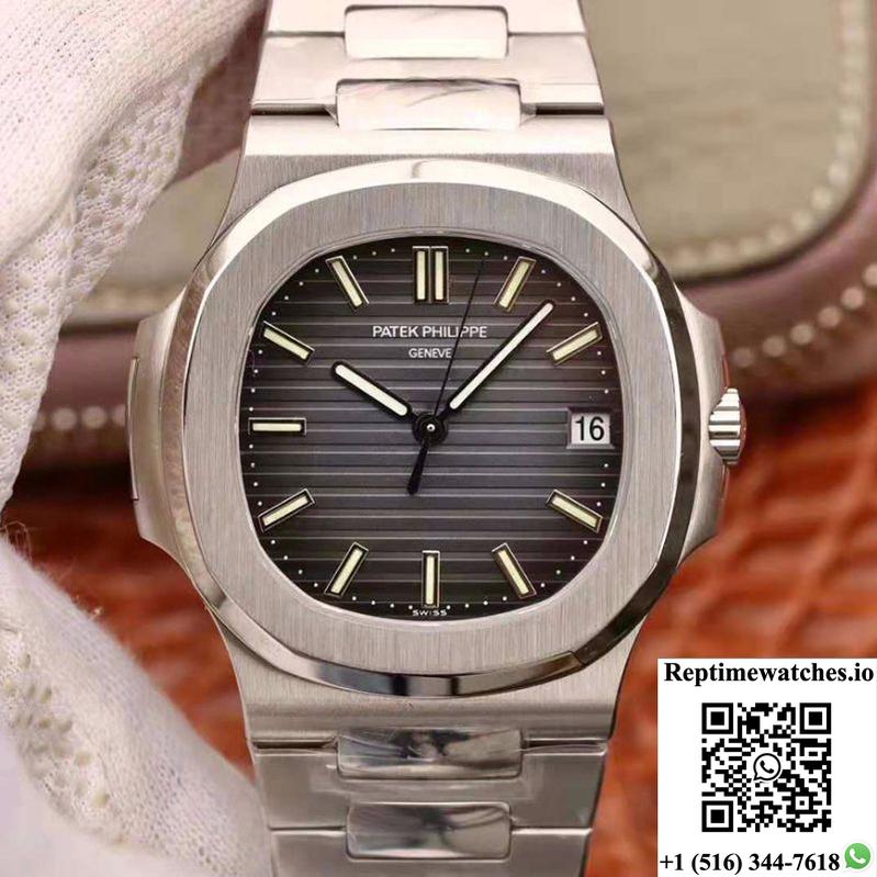 Patek Philippe Nautilus 5711 Pf Factory V2 Anthracite Dial-Rep Time Watches