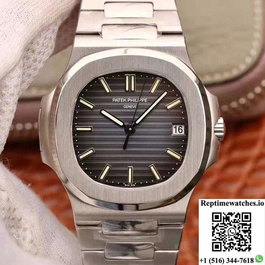 Patek Philippe Nautilus 5711 Pf Factory V2 Anthracite Dial-Rep Time Watches