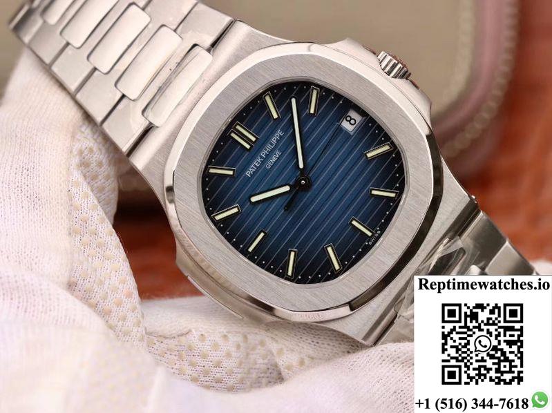 Patek Philippe Nautilus 5711 Pf Factory V2 Blue Dial-Rep Time Watches