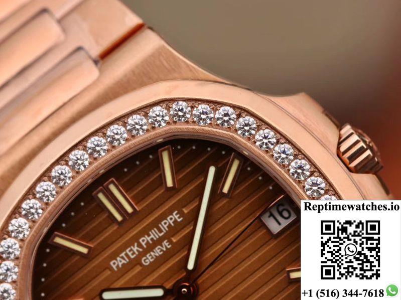 Patek Philippe Nautilus 5711 Pf Factory V2 Brown Gradient Dial-Rep Time Watches
