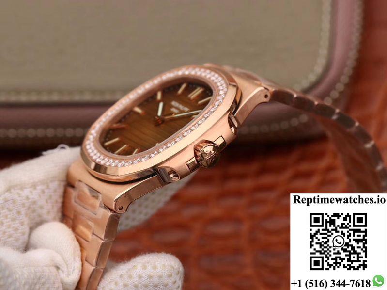 Patek Philippe Nautilus 5711 Pf Factory V2 Brown Gradient Dial-Rep Time Watches
