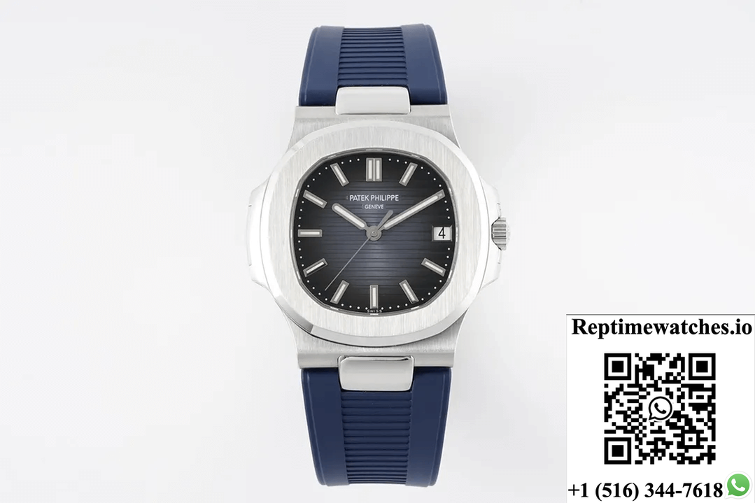 Patek Philippe Nautilus 5711 Ppf Factory Blue Rubber Strap-Rep Time Watches