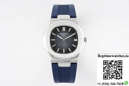 Patek Philippe Nautilus 5711 Ppf Factory Blue Rubber Strap-Rep Time Watches