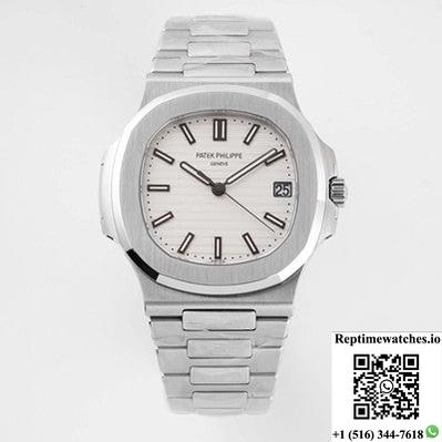 Patek Philippe Nautilus 5711/1A-011 Ppf Factory V4 White Dial-Rep Time Watches