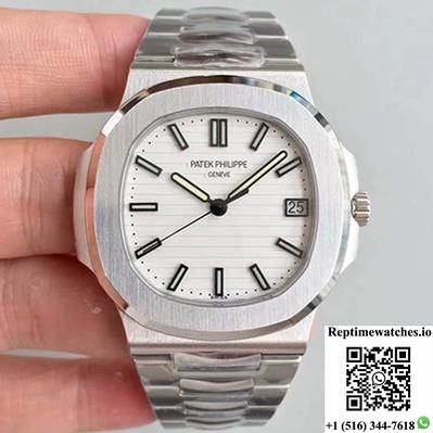 Patek Philippe Nautilus 5711/1A-011 White Dial Pf Factory V2-Rep Time Watches
