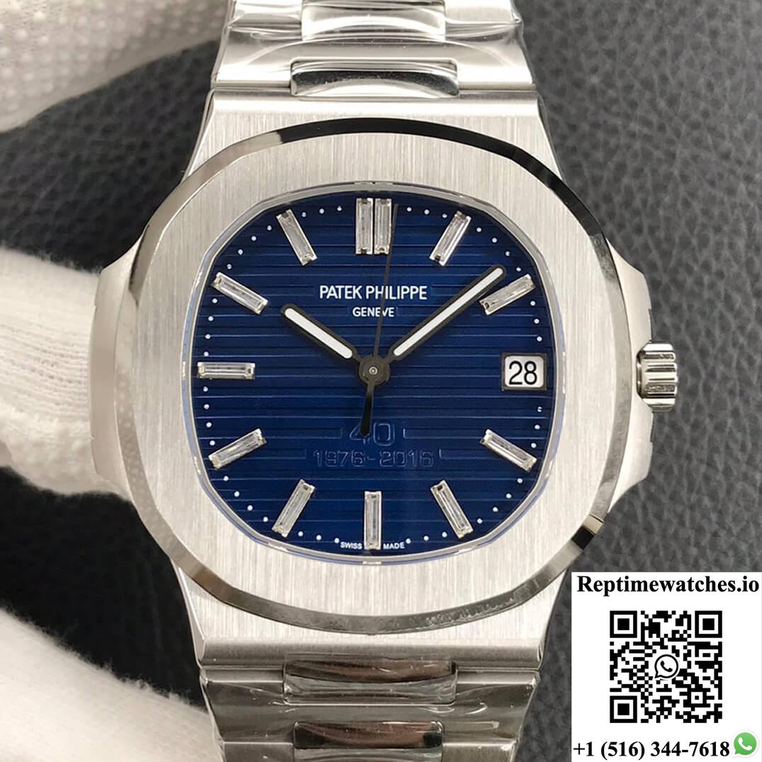 Patek Philippe Nautilus 5711/1P 3K Factory Stainless Steel-Rep Time Watches