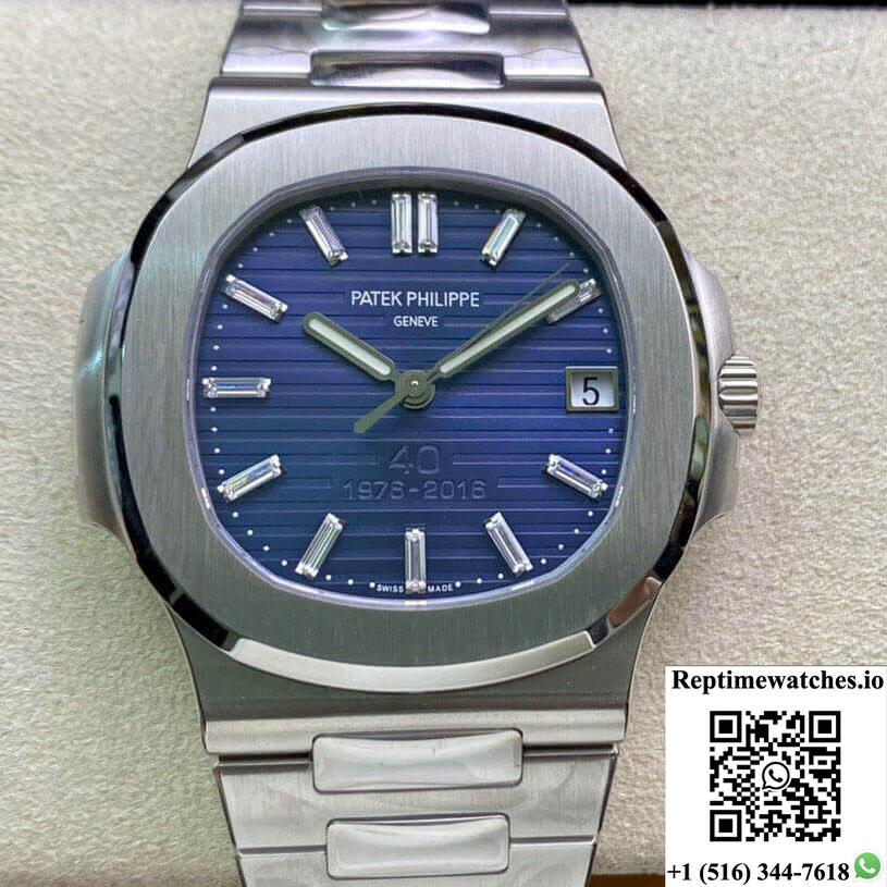 Patek Philippe Nautilus 5711/1P 40Th Anniversary Edition Ppf Factory Dark Blue Dial-Rep Time Watches
