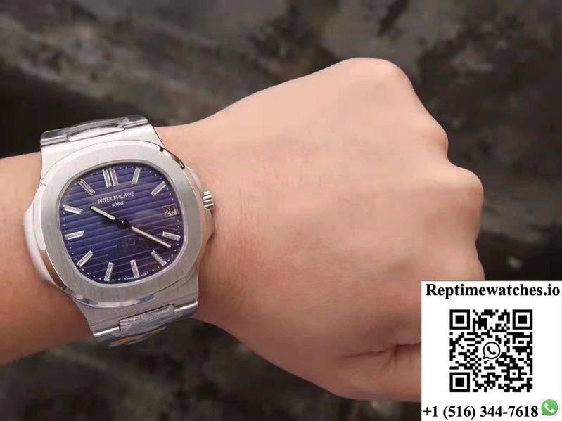 Patek Philippe Nautilus 5711/1P Pf Factory Blue Dial-Rep Time Watches