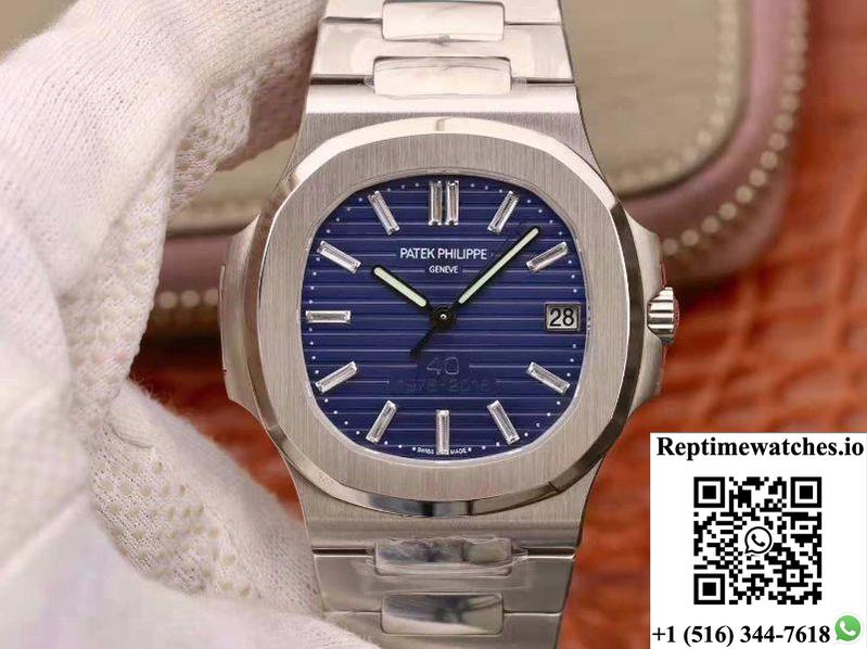 Patek Philippe Nautilus 5711/1P Pf Factory Blue Dial-Rep Time Watches