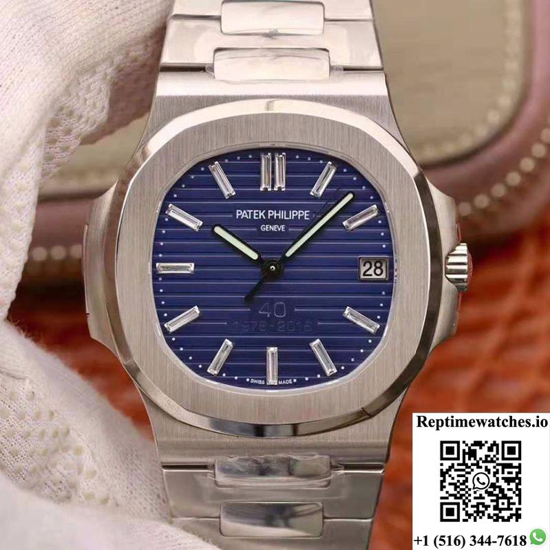 Patek Philippe Nautilus 5711/1P Pf Factory Blue Dial-Rep Time Watches