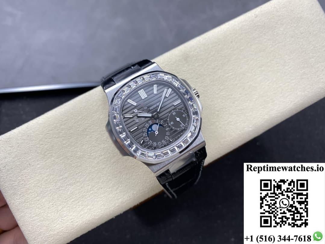 Patek Philippe Nautilus 5712 Ppf Factory Diamond Bezel-Rep Time Watches