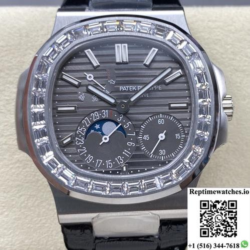 Patek Philippe Nautilus 5712 Ppf Factory Diamond Bezel-Rep Time Watches