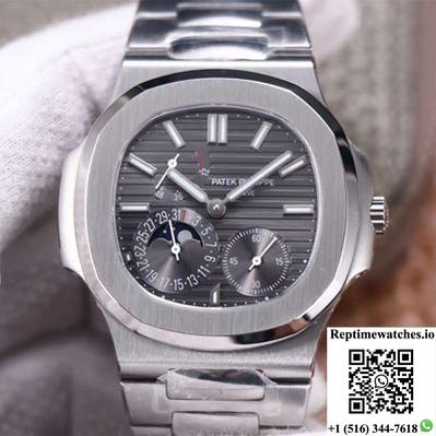 Patek Philippe Nautilus 5712/1A-001 Pf Factory Gray Dial-Rep Time Watches