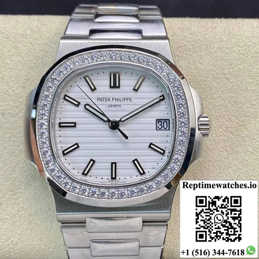 Patek Philippe Nautilus 5713/1G-010 PPF Factory V4 White Dial AI Factory
