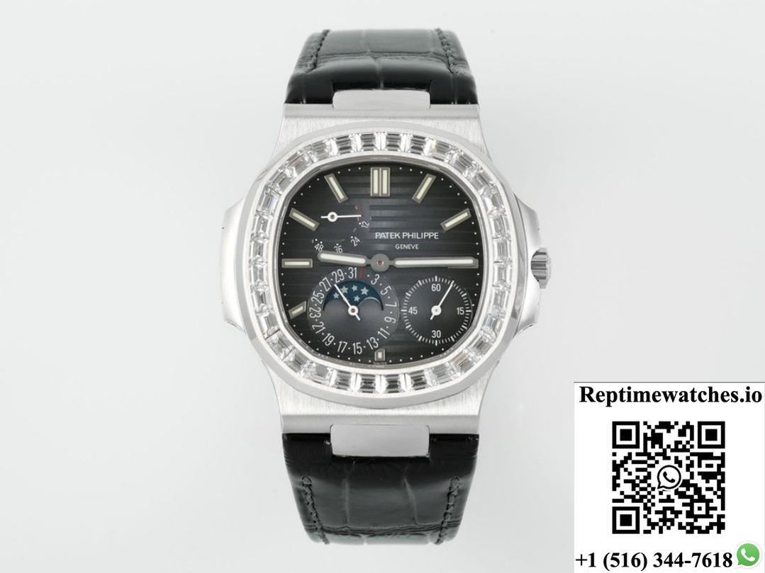 Patek Philippe Nautilus 5722G-001 Ppf Factory V3 Diamond Bezel-Rep Time Watches