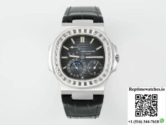 Patek Philippe Nautilus 5722G-001 PPF factory V3 diamond bezel