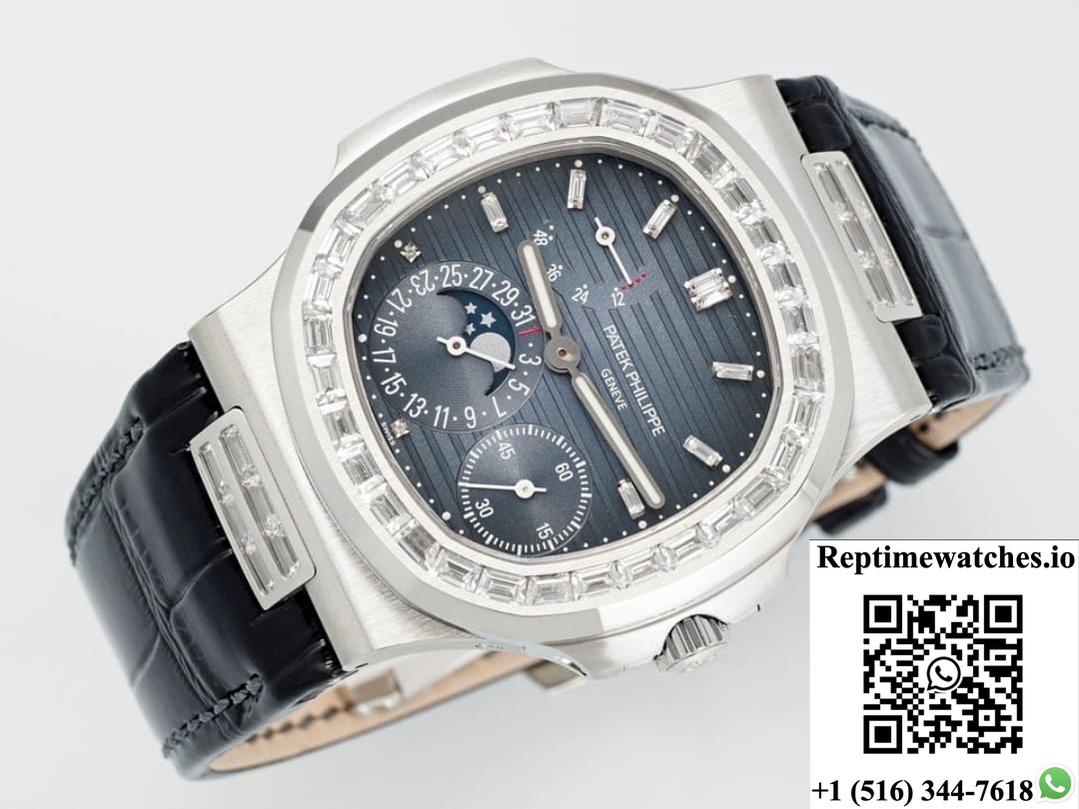 Patek Philippe Nautilus 5724G-001 Ppf Factory V3 Transparent Case Back-Rep Time Watches